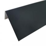 Kantenschutz aus Aluminium, Anthrazitgrau RAL7016 lackiert, 0,8 mm stark Dachprofil